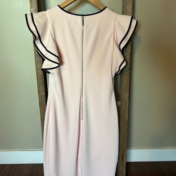 Tommy Hilfiger Pink Ruffle Sleeve Dress - Picture 3 of 3